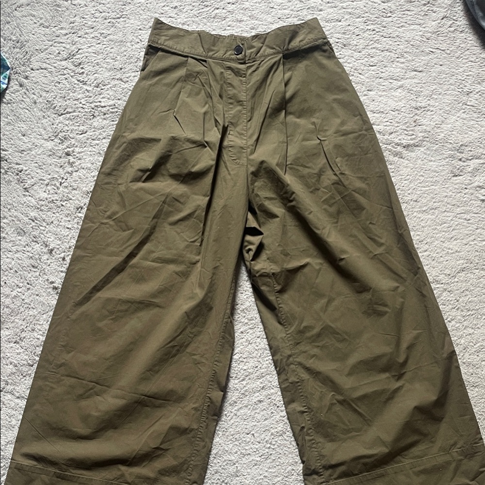 Rachel Comey Olive Wide Leg Pants